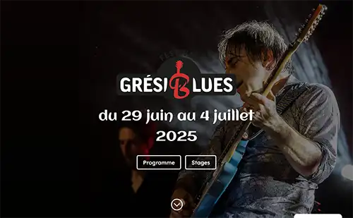 Le site du Grésiblues après refonte